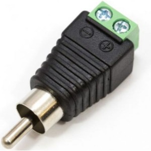 GBC 67.3750.77/S - DC Power Adaptor σε RCA Αρσενικό Αντάπτορς Onetrade